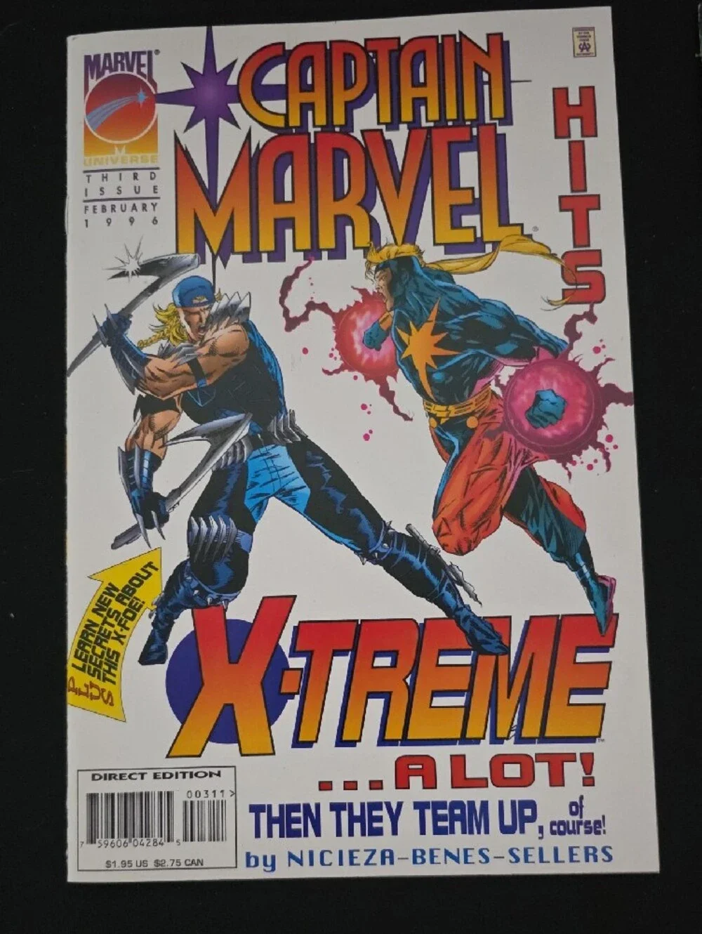 Captain Marvel Comic Books (3)